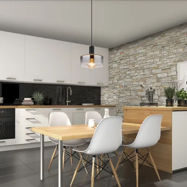 Lustră pe cablu CLASSIS 1xE27/15W/230V Globo 15551H2