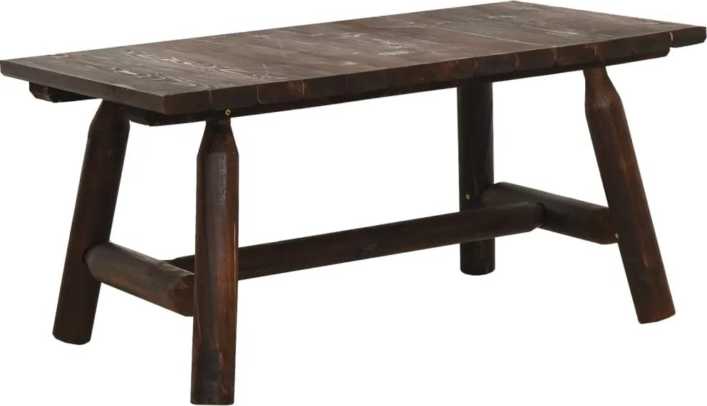 vidaXL Măsuță de cafea, 90x50x41 cm, lemn masiv de molid