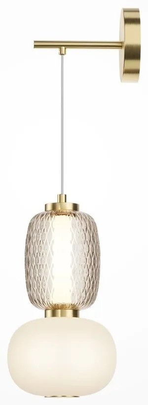 Aplica de perete LED design modern decorativ Pattern auriu