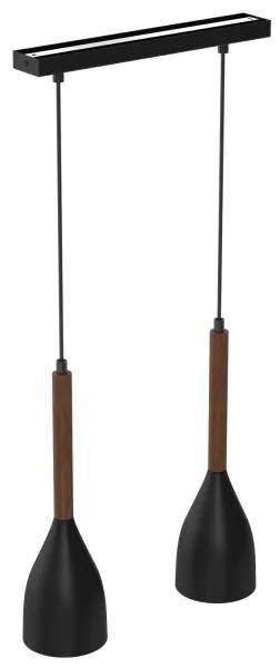 Lustră pe cablu MUZA 2xE27/60W/230V