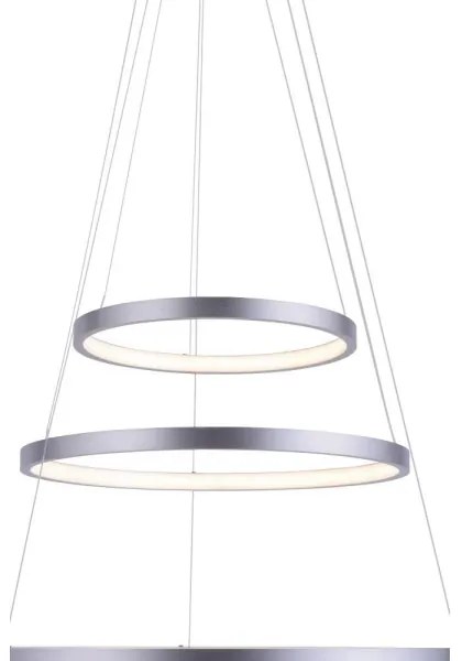 LED Lustră dimmabilă pe cablu CIRCLE 1xLED/15W/230V + LED/20W + LED/25W