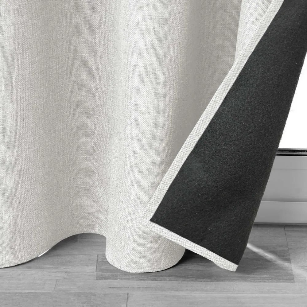 Draperie crem antifonică 140x260 cm Jupiter – douceur d'intérieur