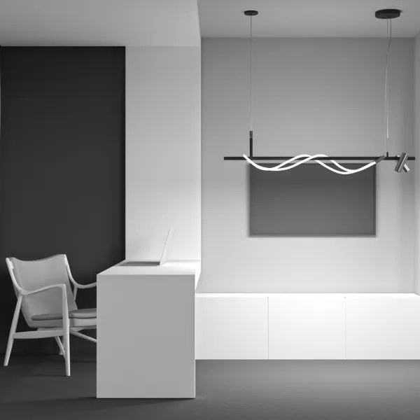 Lustră LED pe cablu Maytoni MOD166PL-L30GB3K TAU LED/42W/230V