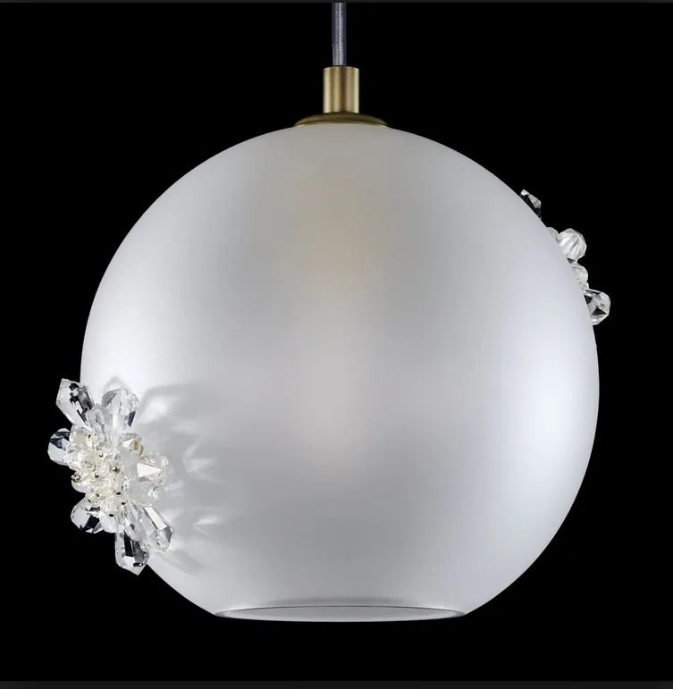 Lustra LUX decorativ fulgi de zapada din cristal SNOWFLAKE 02A-SB