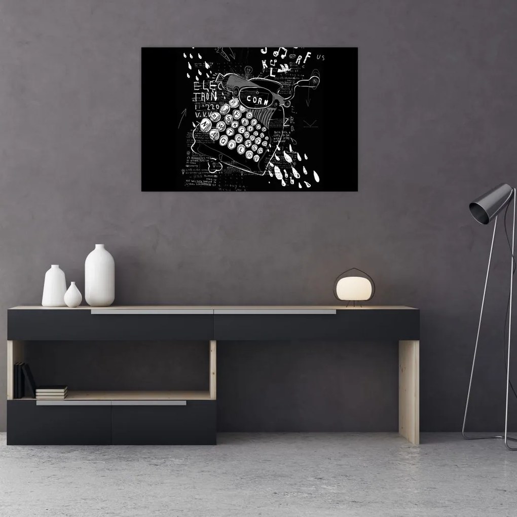 Tablou - Desen în stilul lui Banksy (90x60 cm)