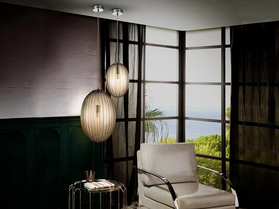 Pendul design modern decorativ Ovila cognac SV-752091