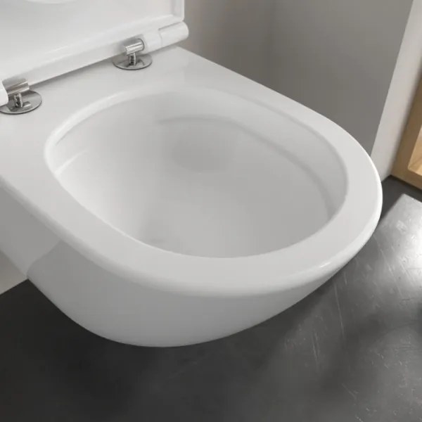 Villeroy & Boch 4670T9R1 - Vas WC suspendat SUBWAY cu capac SoftClose, ceramică, alb