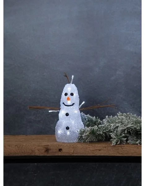 Decorațiune LED de Crăciun Eglo 410802 CRYSTALINE 20xLED/0,06W/3xAA