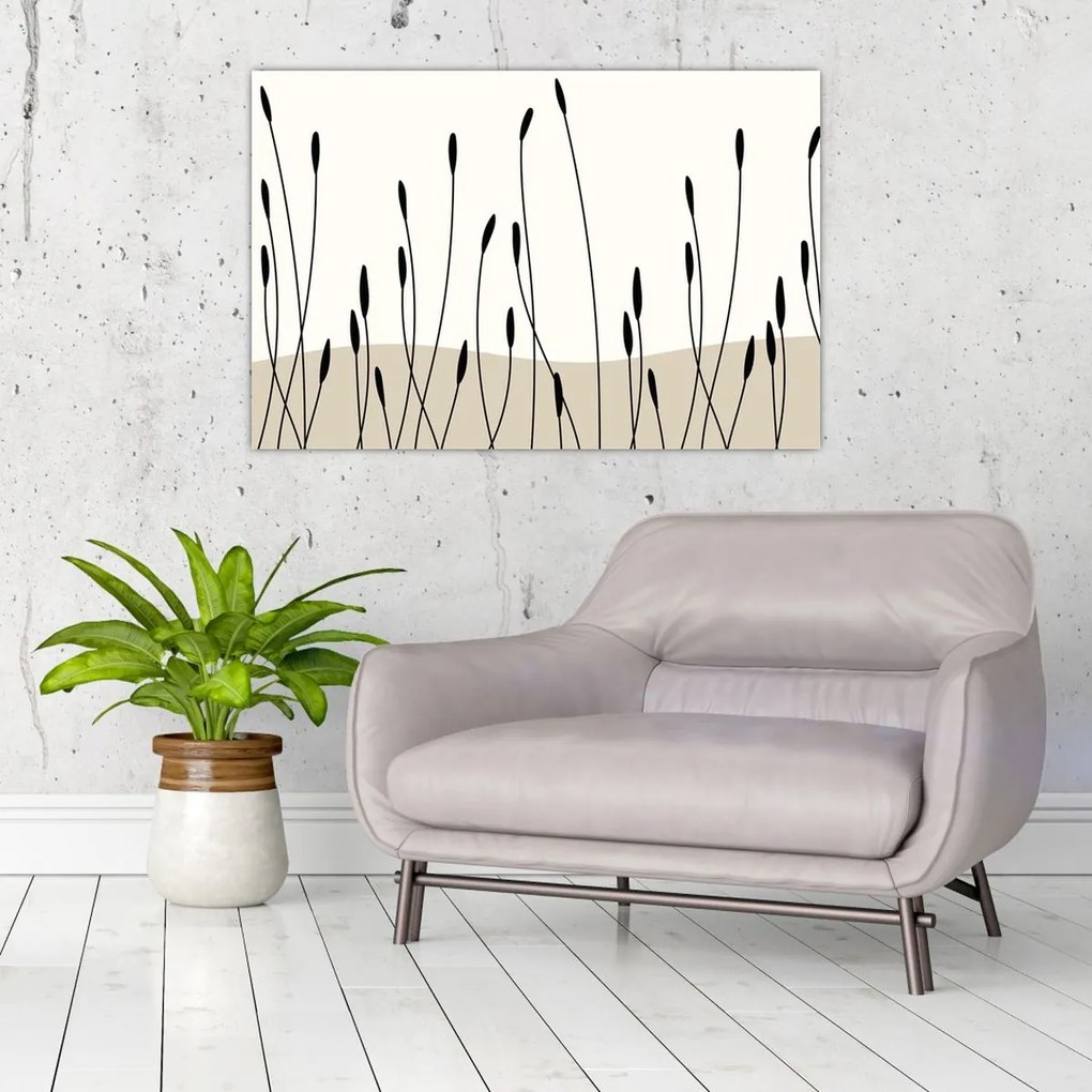 Tablou - Pajiște grafică N⁰3 (90x60 cm)