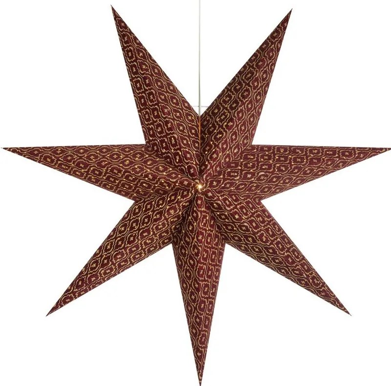 Decorațiune luminoasă de Crăciun burgundy suspendată Baroque – Markslöjd