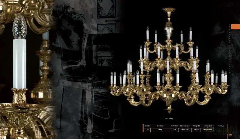 Candelabru LUX 45 brate, diam.180cm THEA CE