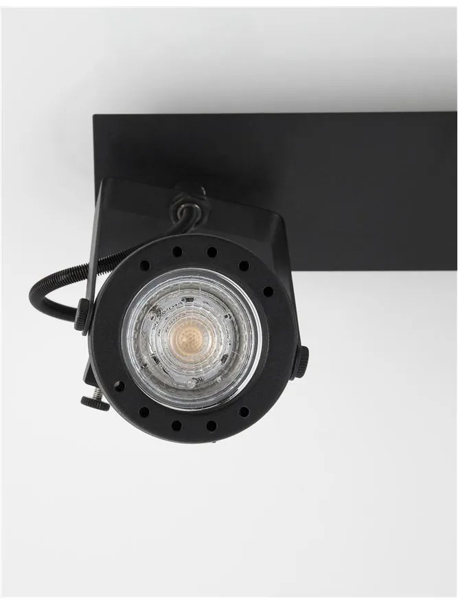 Aplica cu 2 spoturi directionabile SALVA negru NVL-9155102