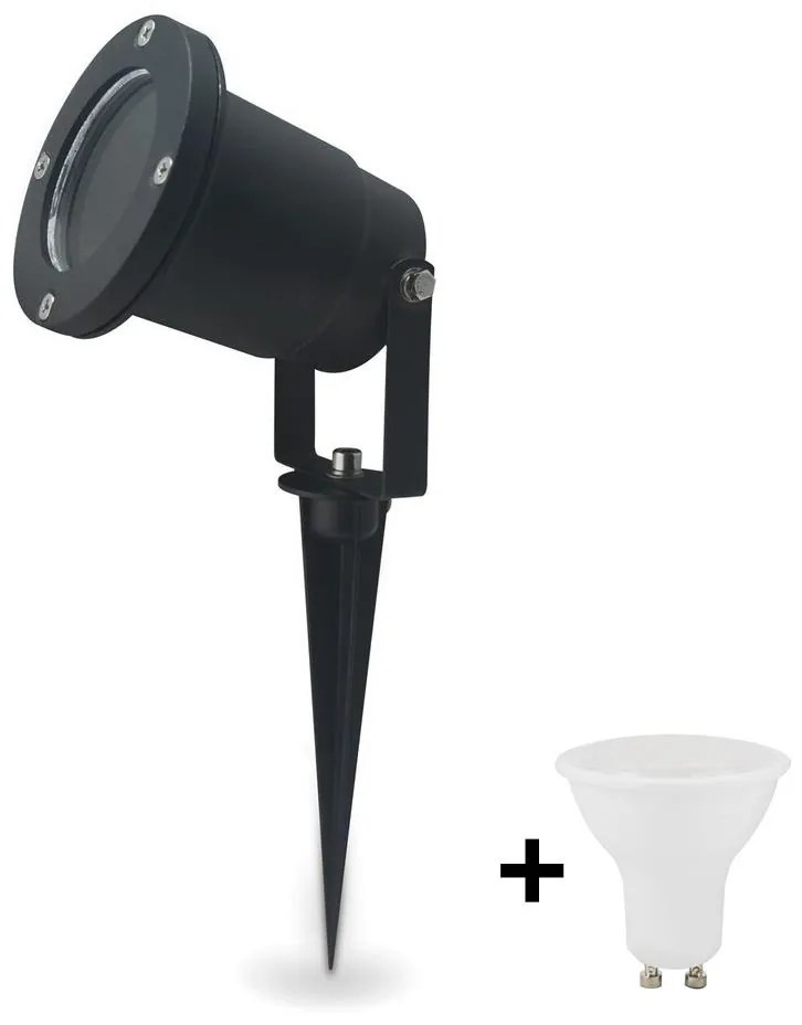 Corp de iluminat LED de exterior BLAKE 2 GU10/4W/230V IP65