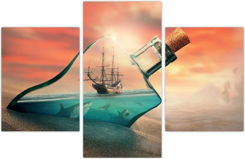 Tablou - Viața in sticla (90x60 cm)