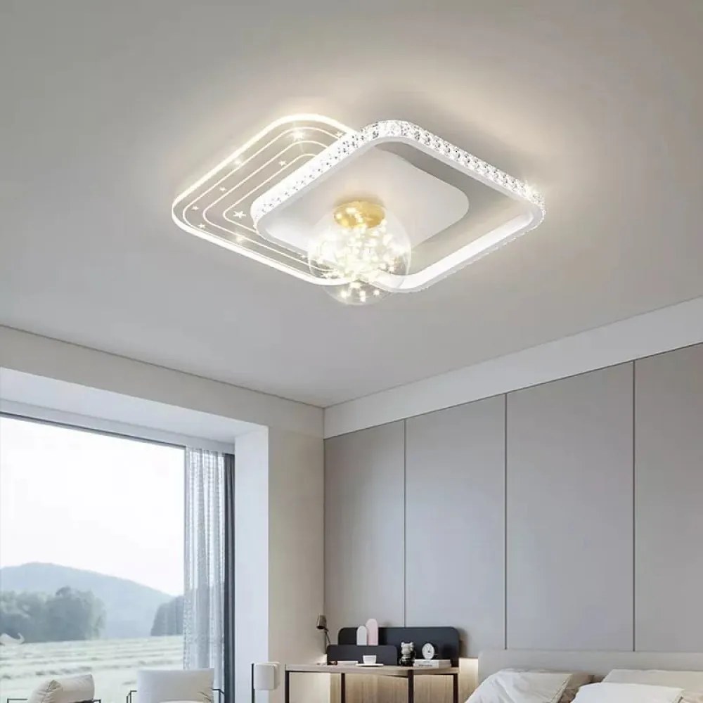 Lustra LED Cu Telecomanda, Elit's, Esn8679m, 63w