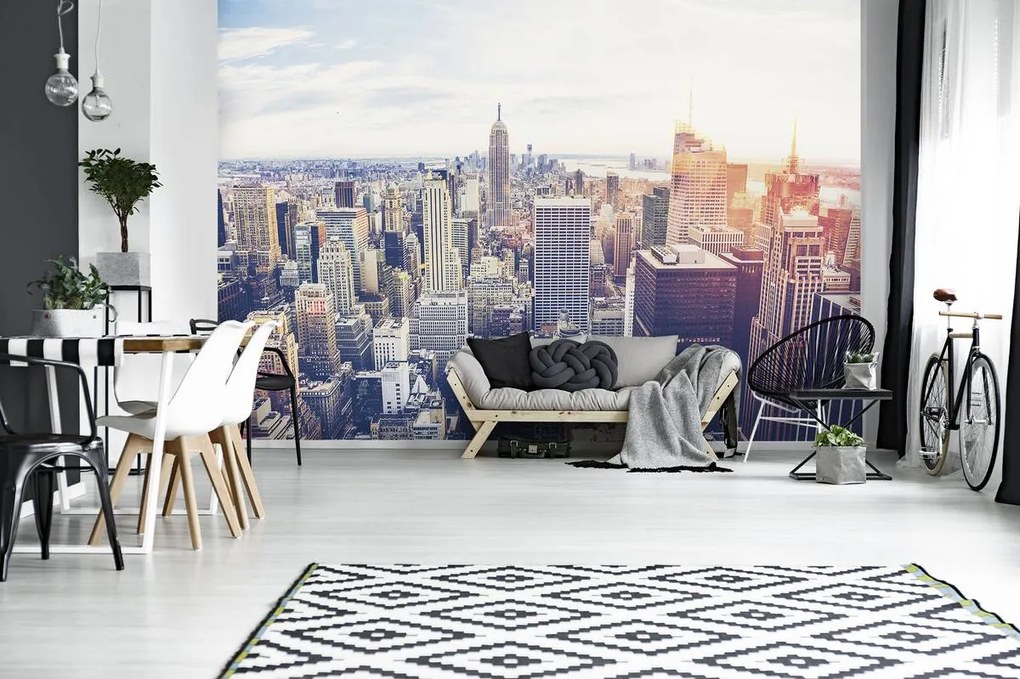 Fototapet - Privire spre New York City (254x184 cm)