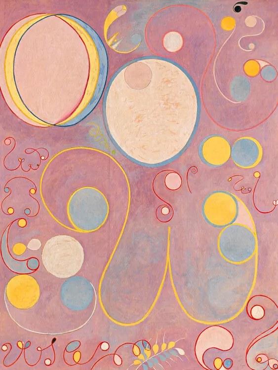 Reproducere The 10 Largest No.8, Hilma af Klint