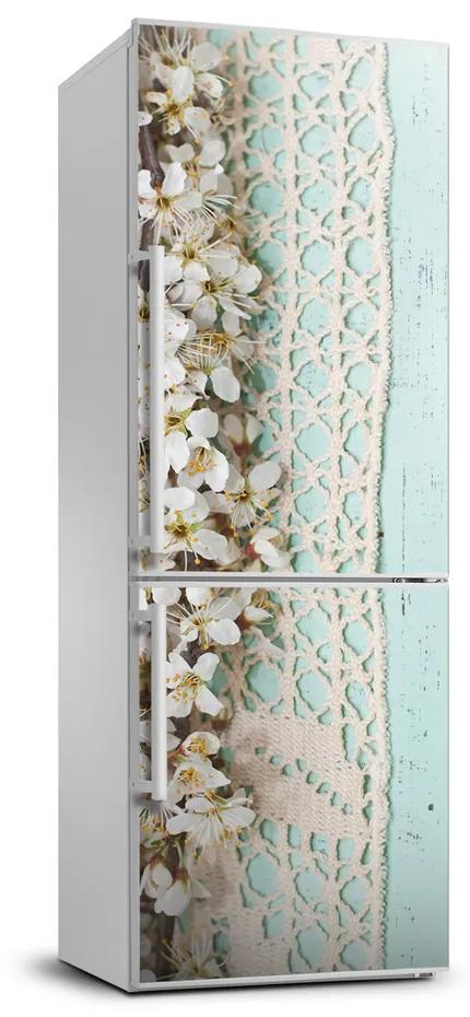 Foto Autocolant pentru piele al frigiderului flori de cireș