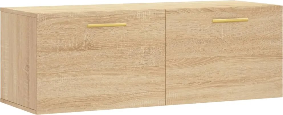 vidaXL Dulap de perete, stejar sonoma, 100x36,5x35 cm, lemn prelucrat