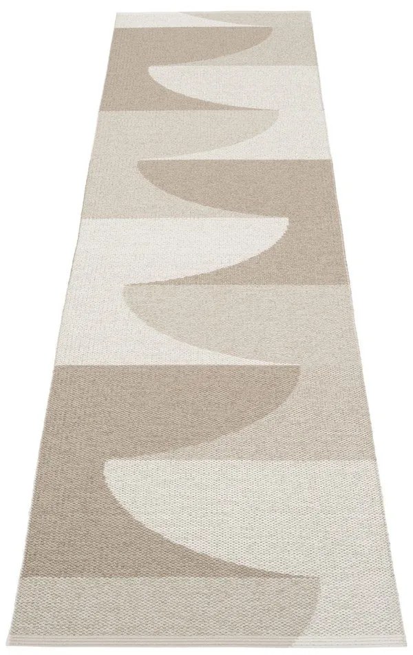 Covor tip traversă pentru interior și exterior bej 70x270 cm Hill Dark Linen – Pappelina