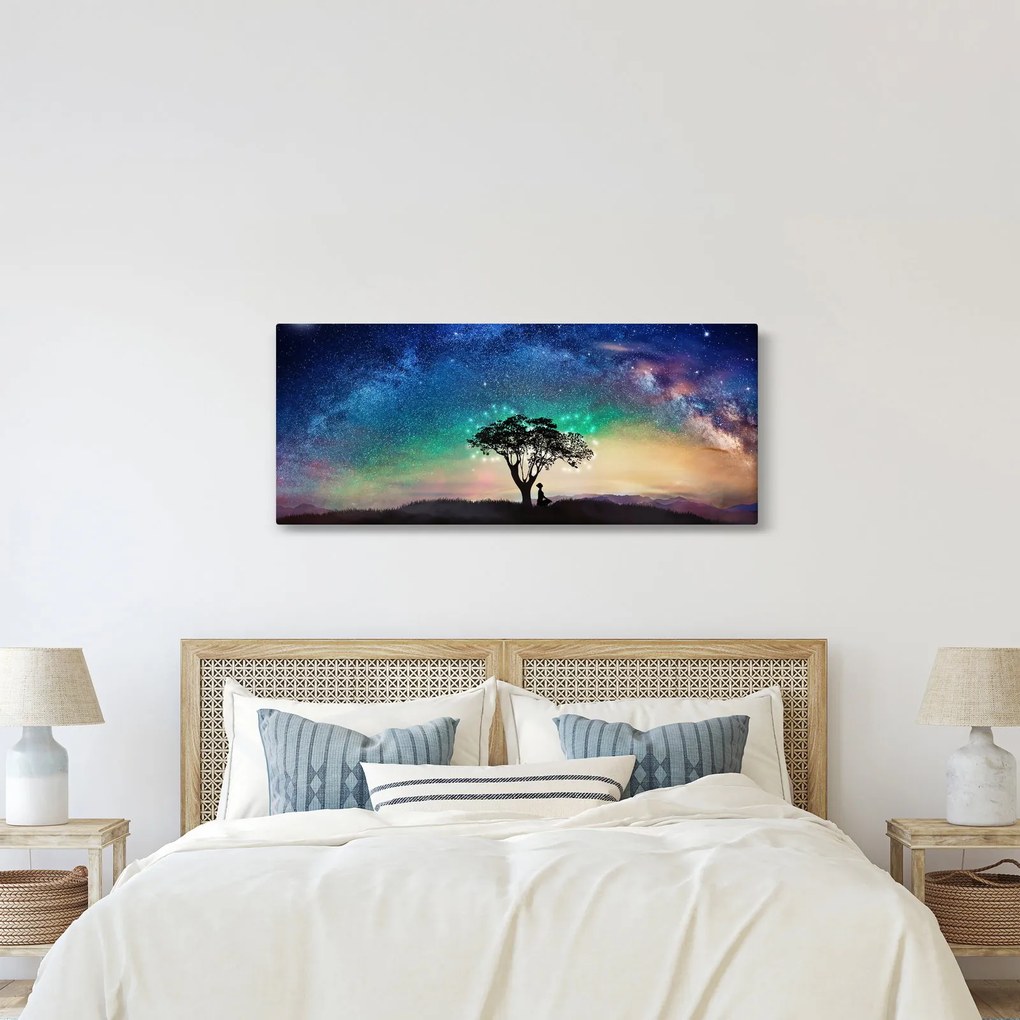 Tablou - Relaxare sub stele (120x50 cm)