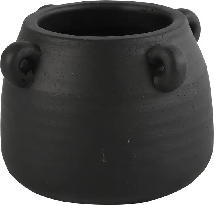 Jardiniera din beton neagra CELTIC Marime: S