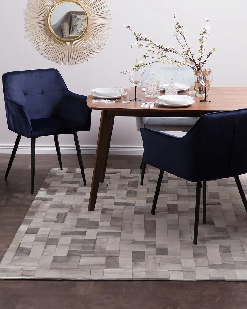 Set 2 buc. scaune pentru sufragerie Jardim (albastru închis). 1009949