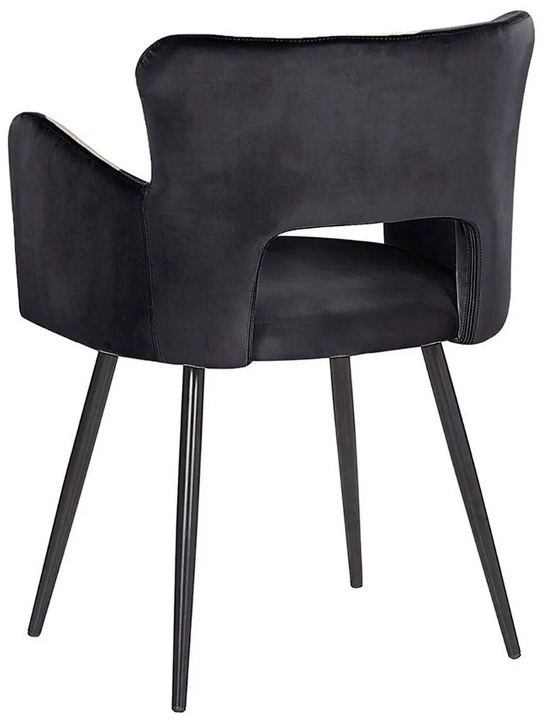 Set 2 buc scaune de sufragerie Shelba (negru) . 1075767