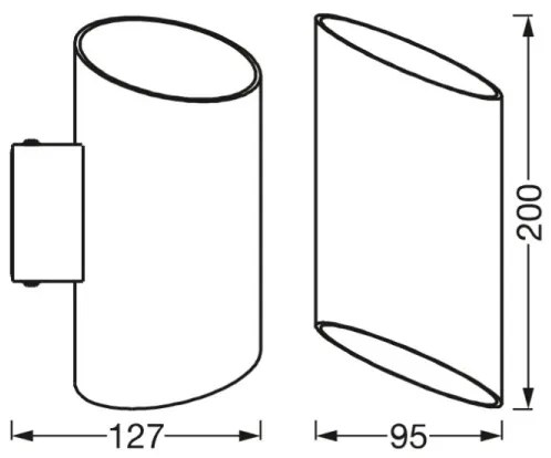 Aplică LED dimabilă SMART+ CYLINDRO LED/12W/230V Wi-Fi Ledvance
