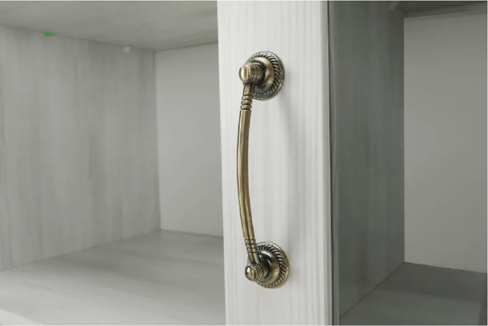 Vitrină, pin nordic/stejar sălbatic, ROYAL W2D