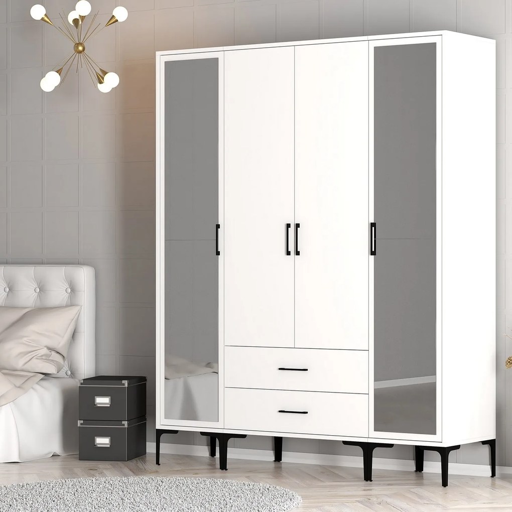 Dulap de haine Kiara RTR (Alb). 1088540