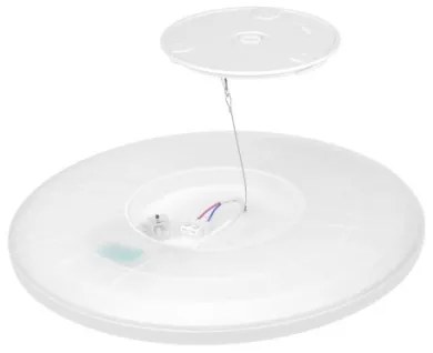 Plafonieră LED cu senzor pentru baie NIVERA LED/24W/230V IP54 d. 30 cm alb + telecomandă