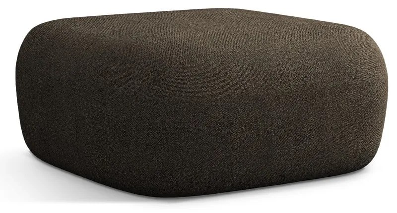 Taburet maro cu tapițerie din țesătură bouclé Jenny – Micadoni Home