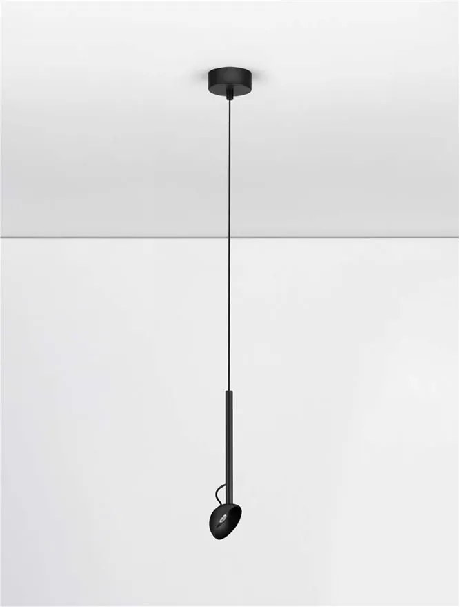 Pendul LED ajustabil design minimalist OLA negru