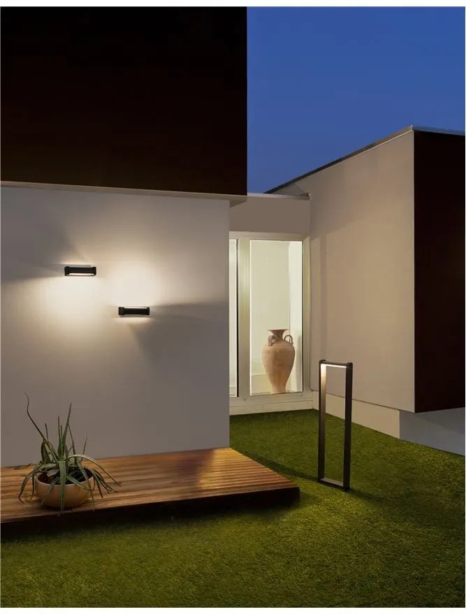 Stalp LED cu lumina orientabila pentru iluminat exterior IP54 VOLVER H-80cm