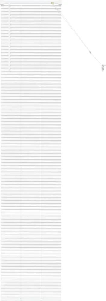 vidaXL Jaluzele venetiene Manual Alb 220 x 40 cm Aluminiu