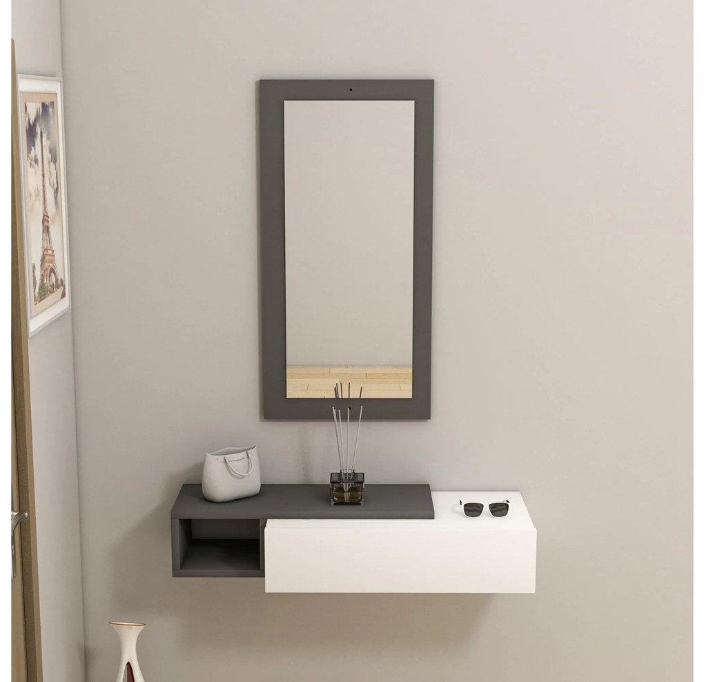 Raft Sepona (antracit + alb) . 1094803