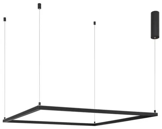Lustra suspendata LED dimabila design modern ETERNA negru NVL-9990732