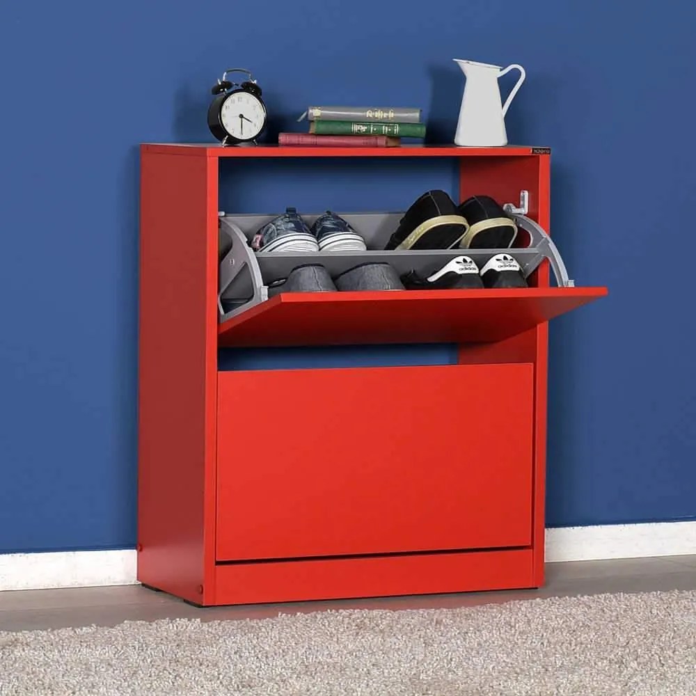 Pantofar Adore Mini, 2 compartimente, capacitate 12 perechi, 73 x 84 x 26 cm