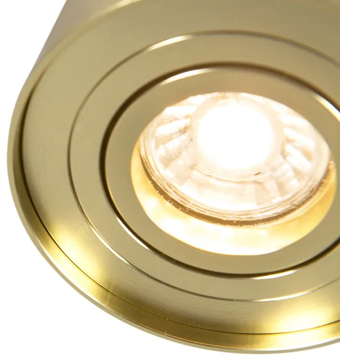 Spotlight auriu/alamă inclinabil și rotativ - Rondoo up