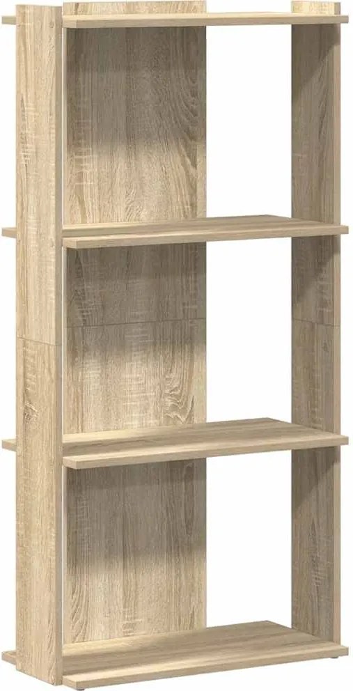 vidaXL Bibliotecă 3 niveluri stejar sonoma 60x30x120 cm lemn prelucrat