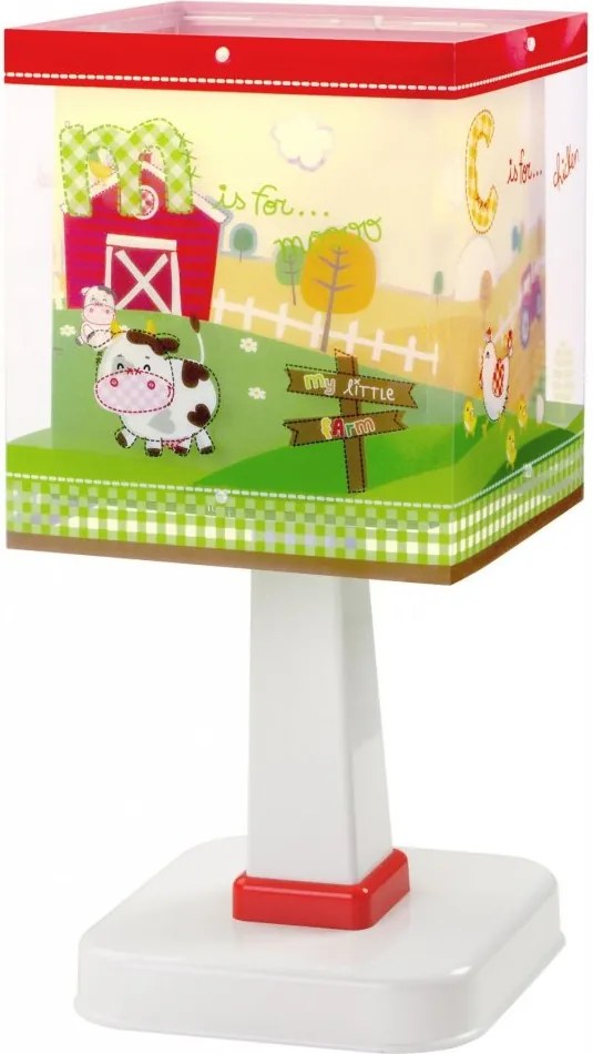 Veioza camera copii cu imagini imprimate, My Little Farm 64401 DB