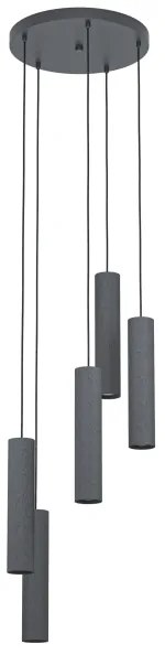 Lustră LED pe cablu MENTALONA 5xGU10/4,5W/230V Eglo 39823