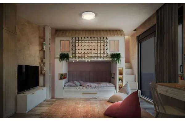 Plafonieră ORBIS MADRID 2xE27/10W/230V alb Ledvance