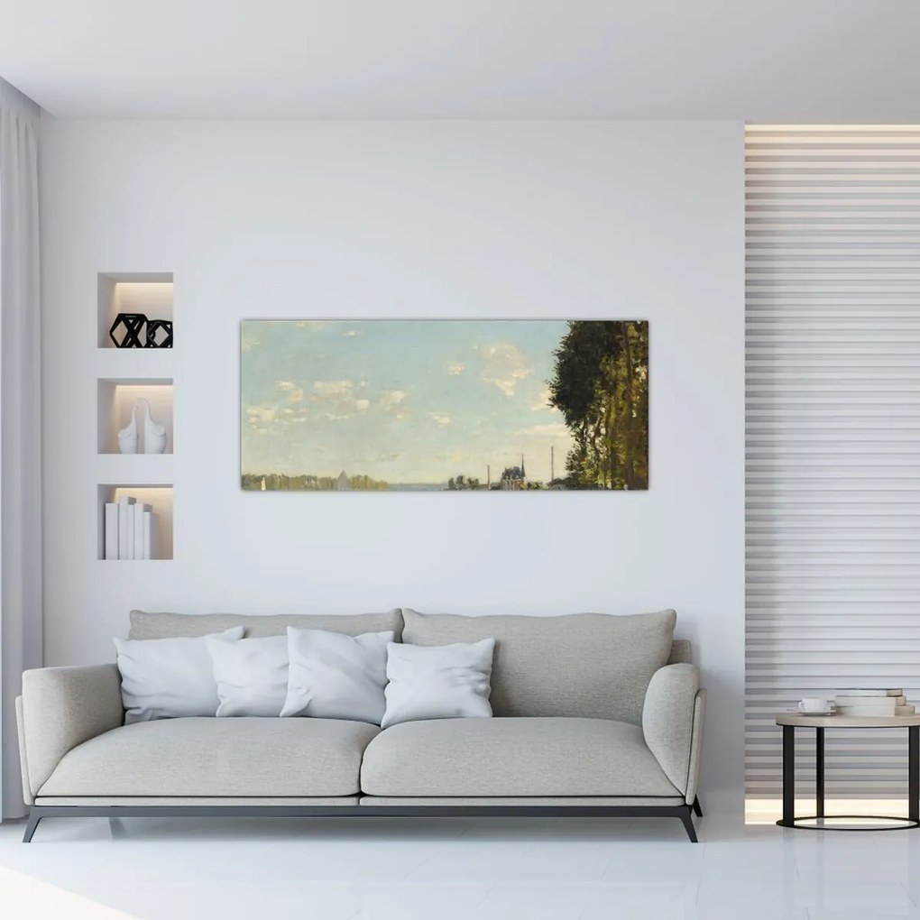 Tablou - Claude Monet, Argenteuil, reproducere (120x50 cm)