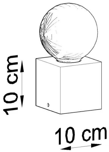 Lampă de masă ABEL 1×E27/60W/230V