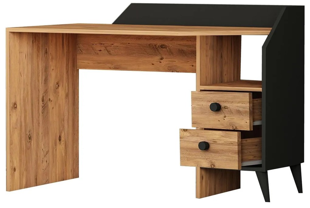 Masă PC Dekube 5 (pin atlantic + negru) . 1095016