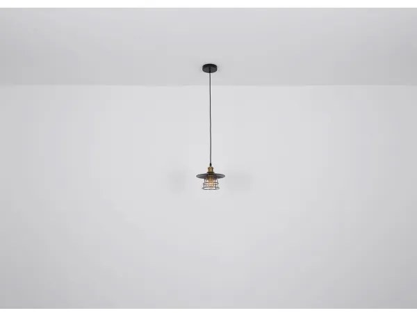 Lustră pe cablu VIEJO 1xE27/60W/230V Globo 15086BH1