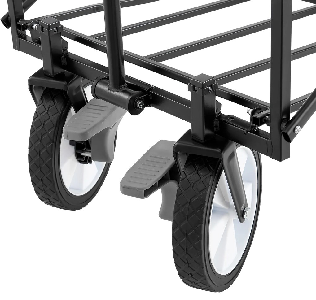 Cărucior de mână gri deschis