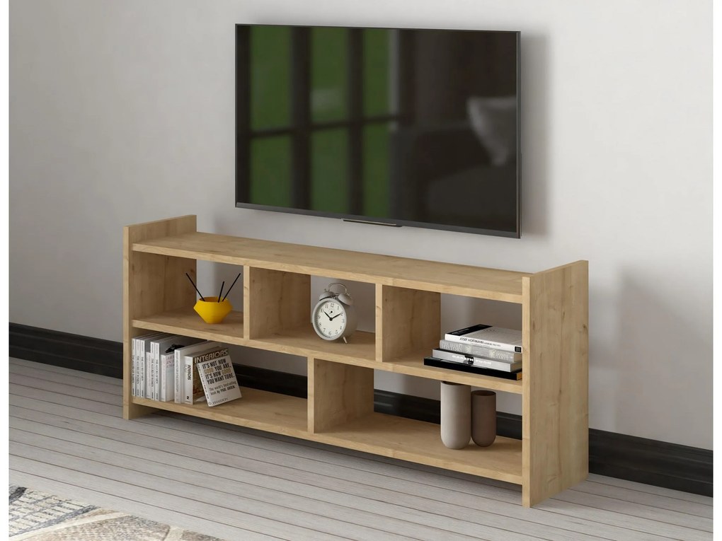 Set mobilier pentru living Sakeko 4 (stejar zafir) . 1094071